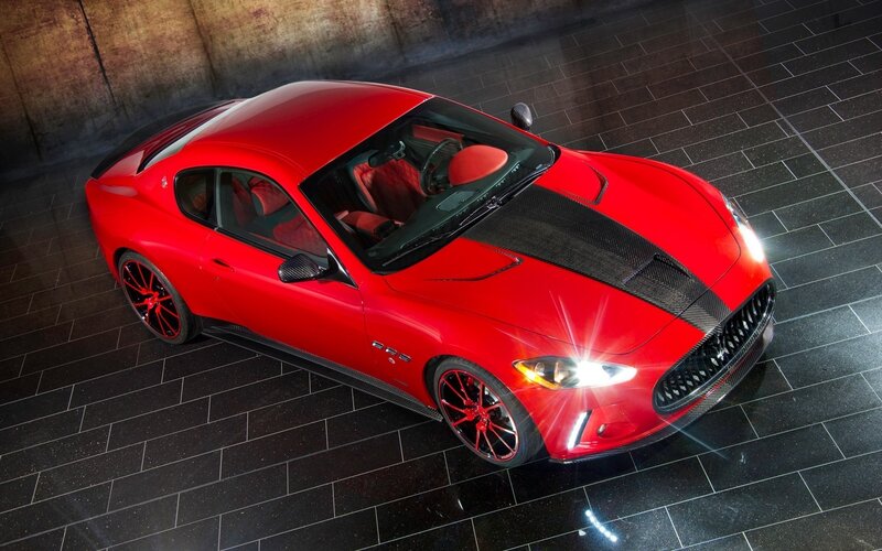Red Maserati sports car
