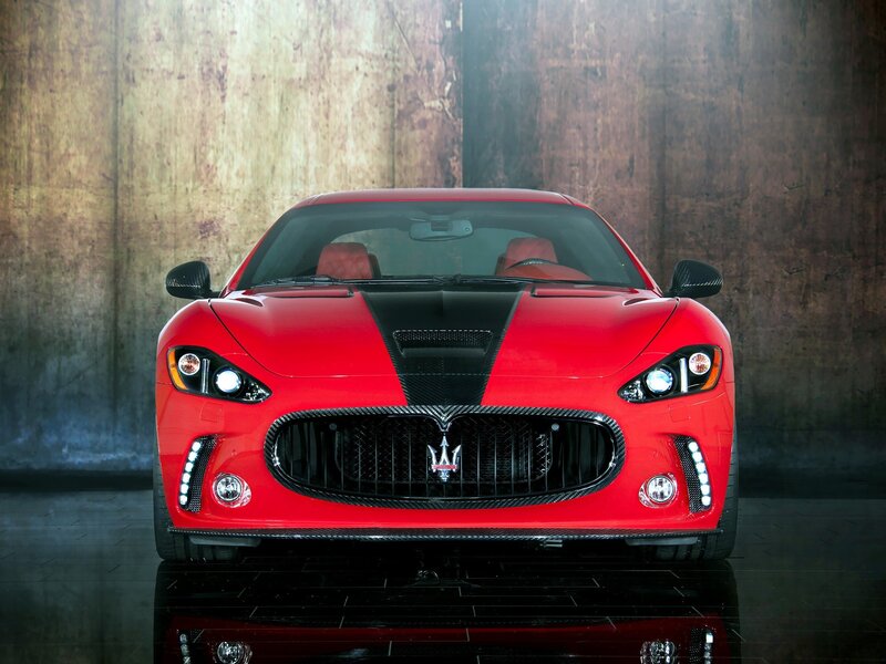 Red Maserati sports car