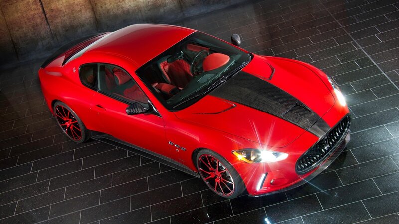 Red Maserati sports car