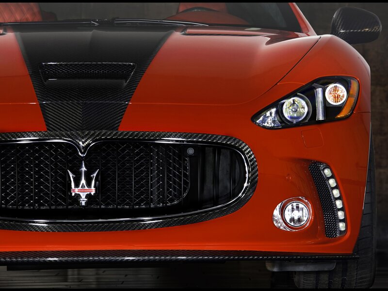Red Maserati sports car