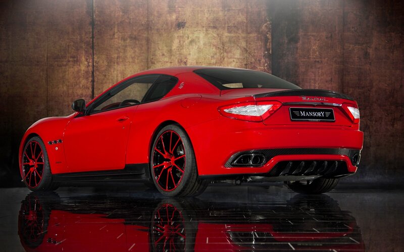 Red Maserati sports car