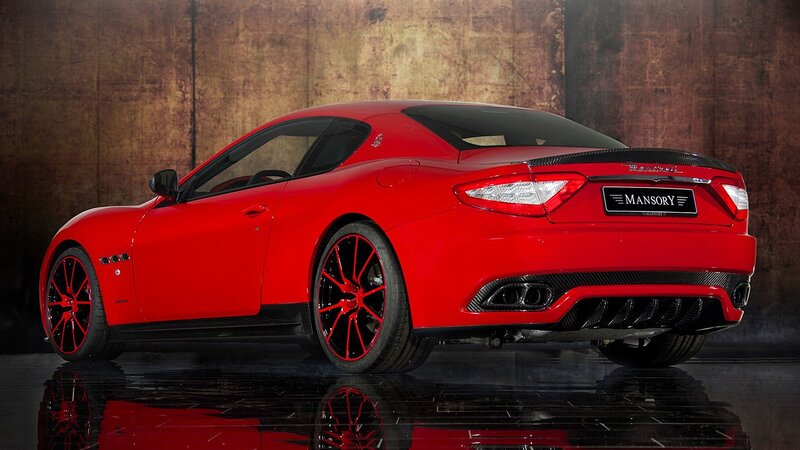 Red Maserati sports car