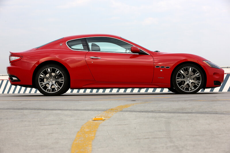 Red Maserati sports car