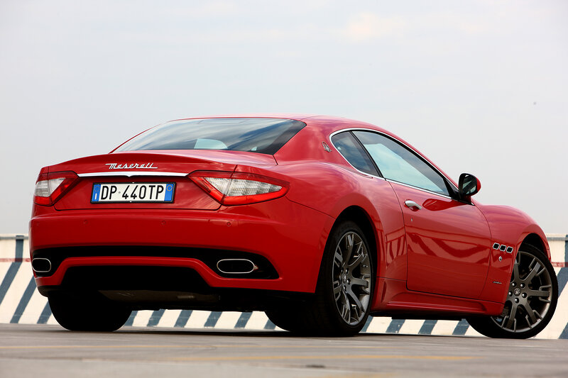 Red Maserati sports car