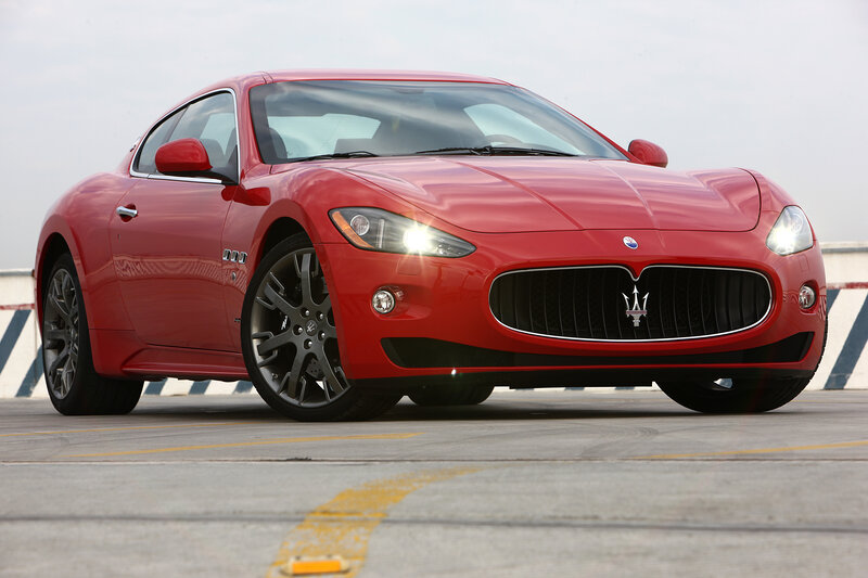 Red Maserati sports car