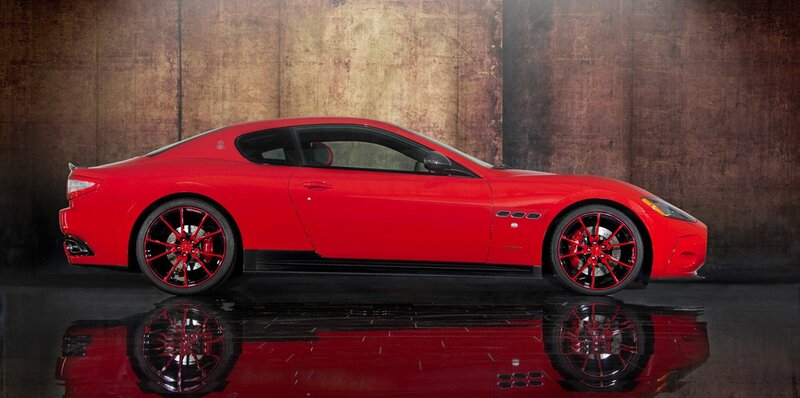 Red Maserati sports car