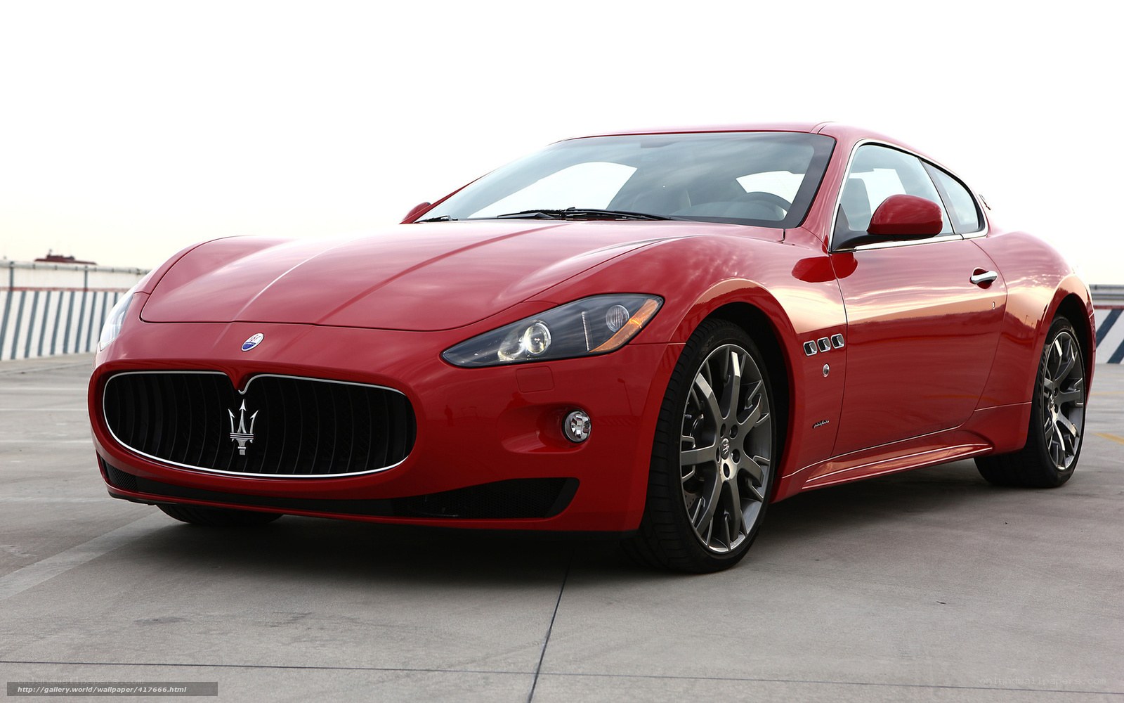 Red Maserati sports car