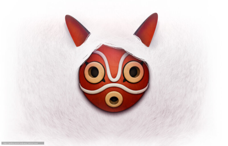 red mask from spirited away