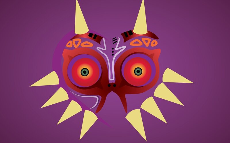 Red Mask with Spikes