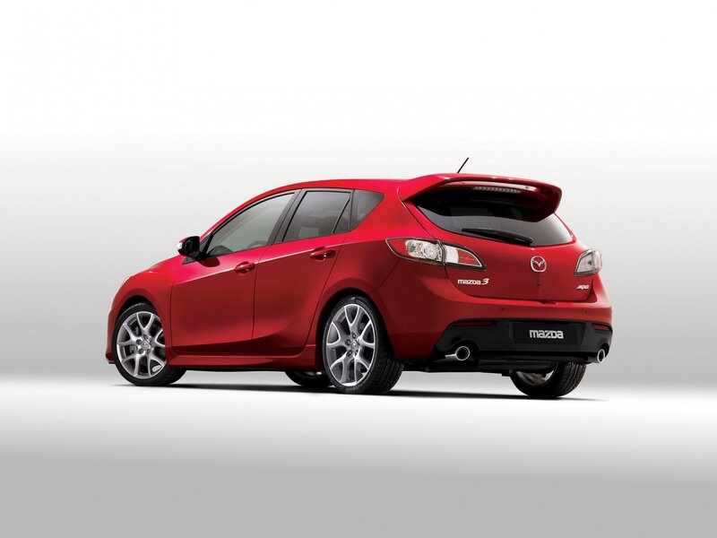Red Mazda 3 Hatchback — Neutral