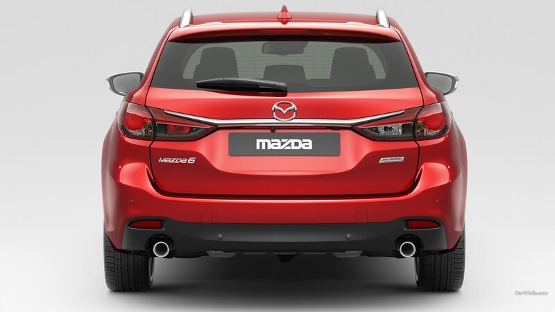Red Mazda 6 Station Wagon