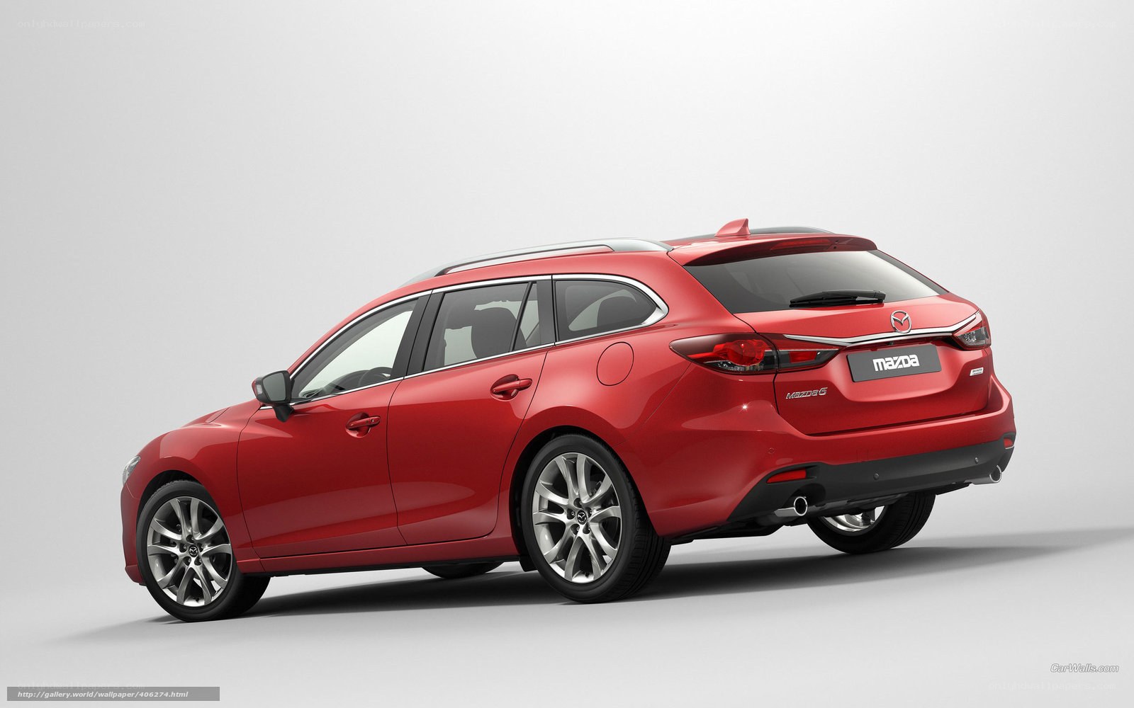 Red Mazda 6 Wagon