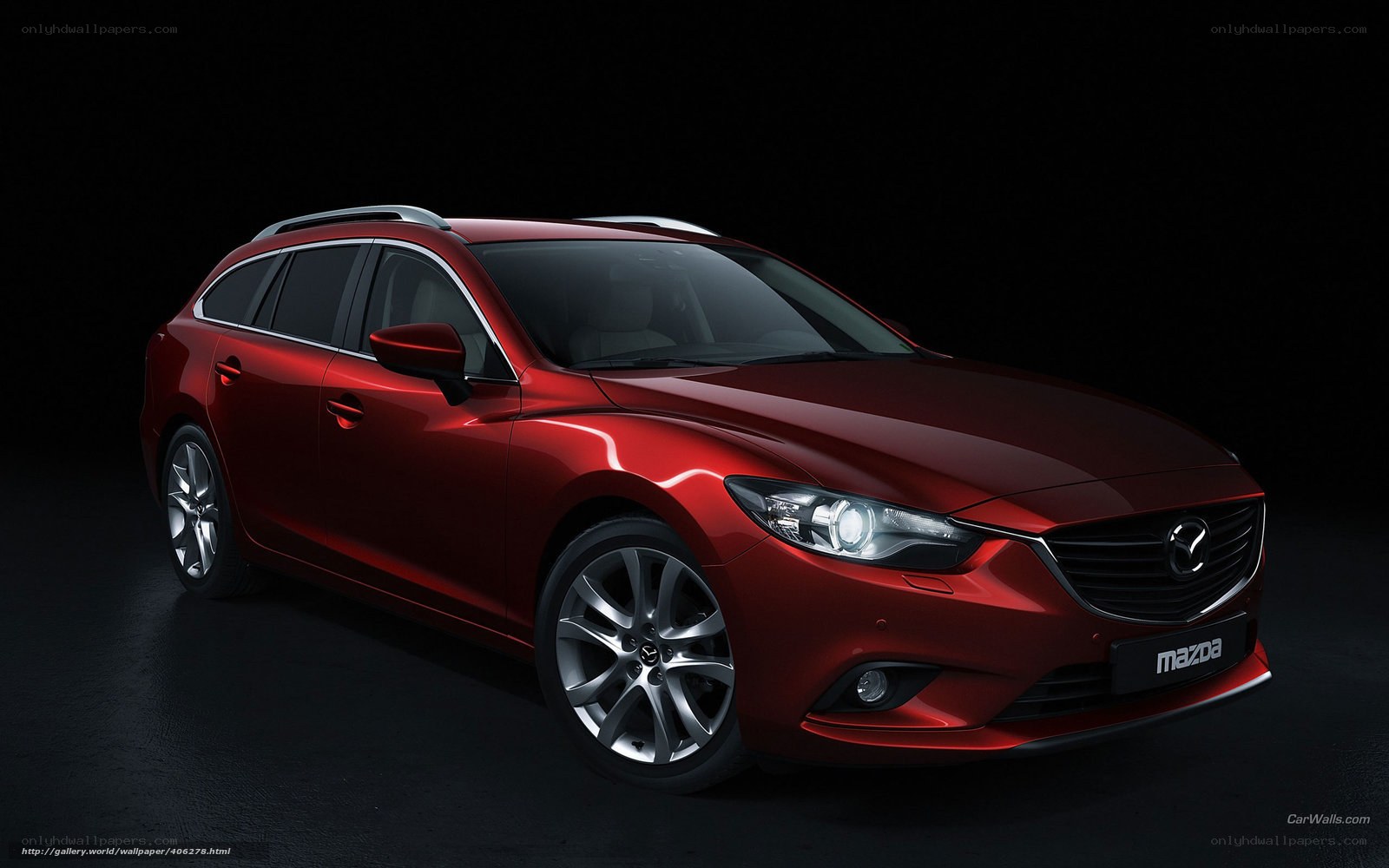 Red Mazda 6 Wagon