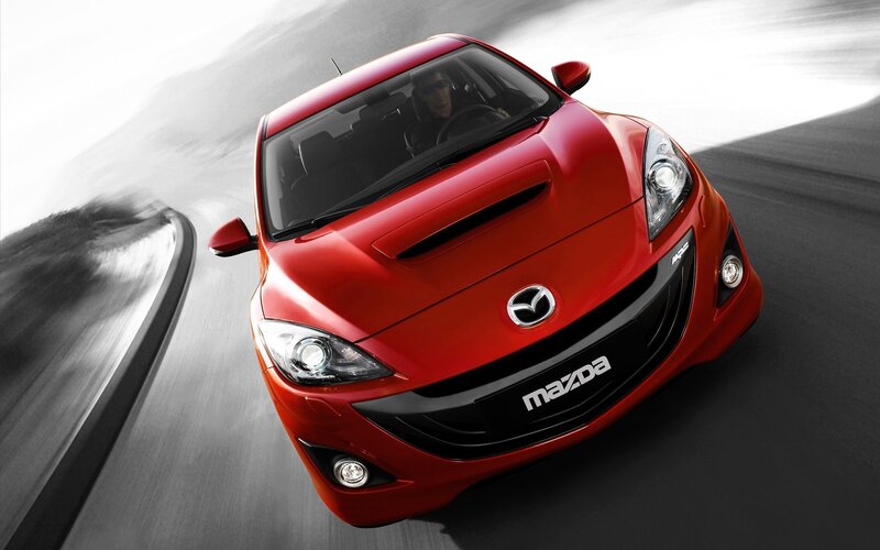 Red Mazda Car