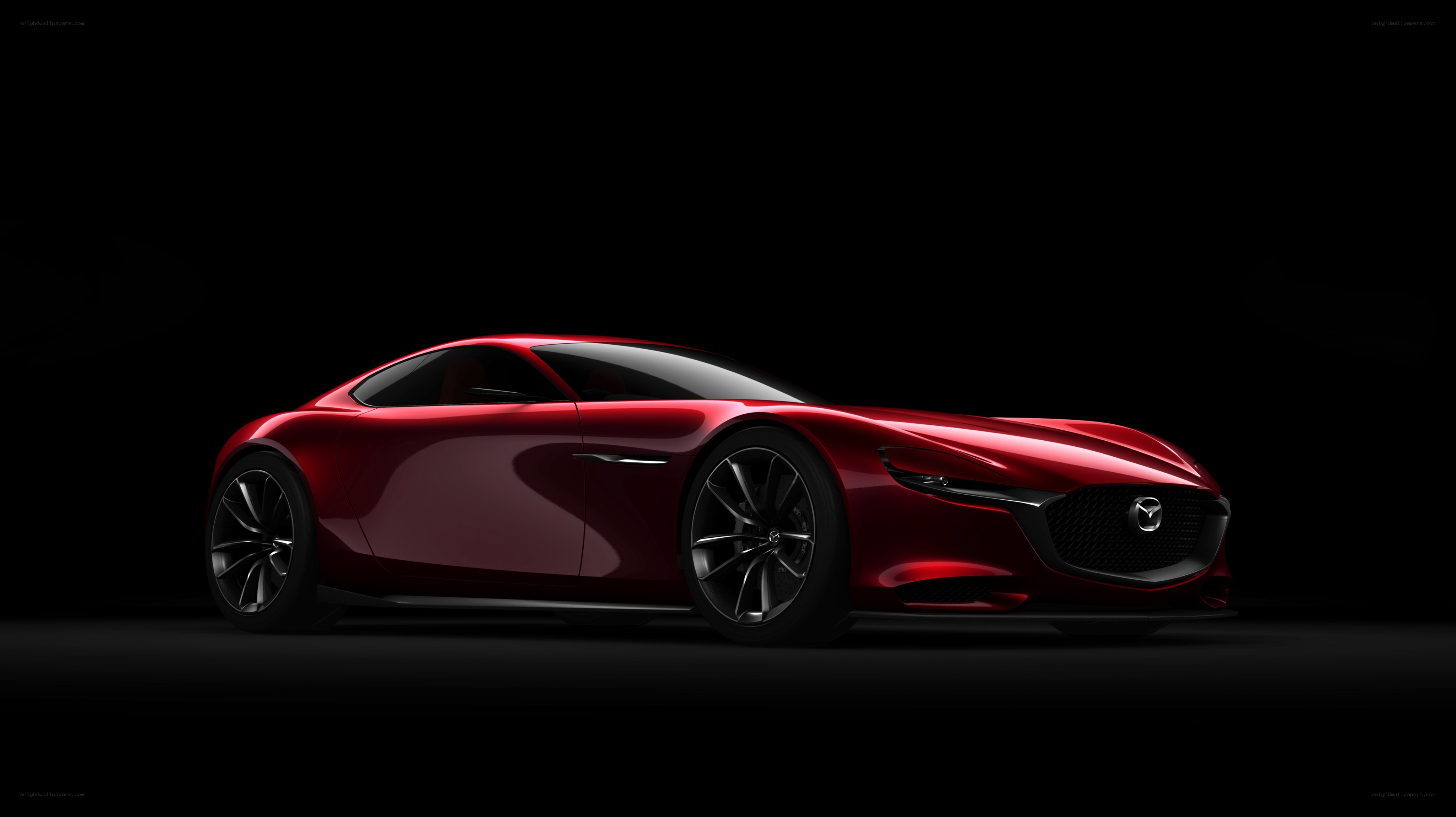 Red Mazda concept car