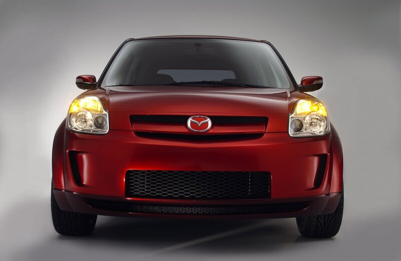 Red Mazda concept car