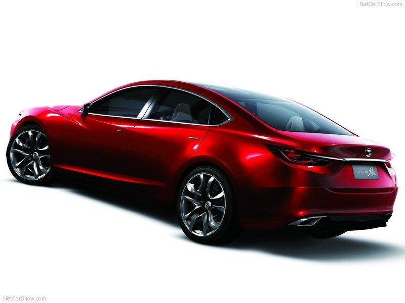 Red Mazda Concept Car
