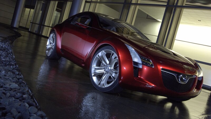 Red Mazda concept car