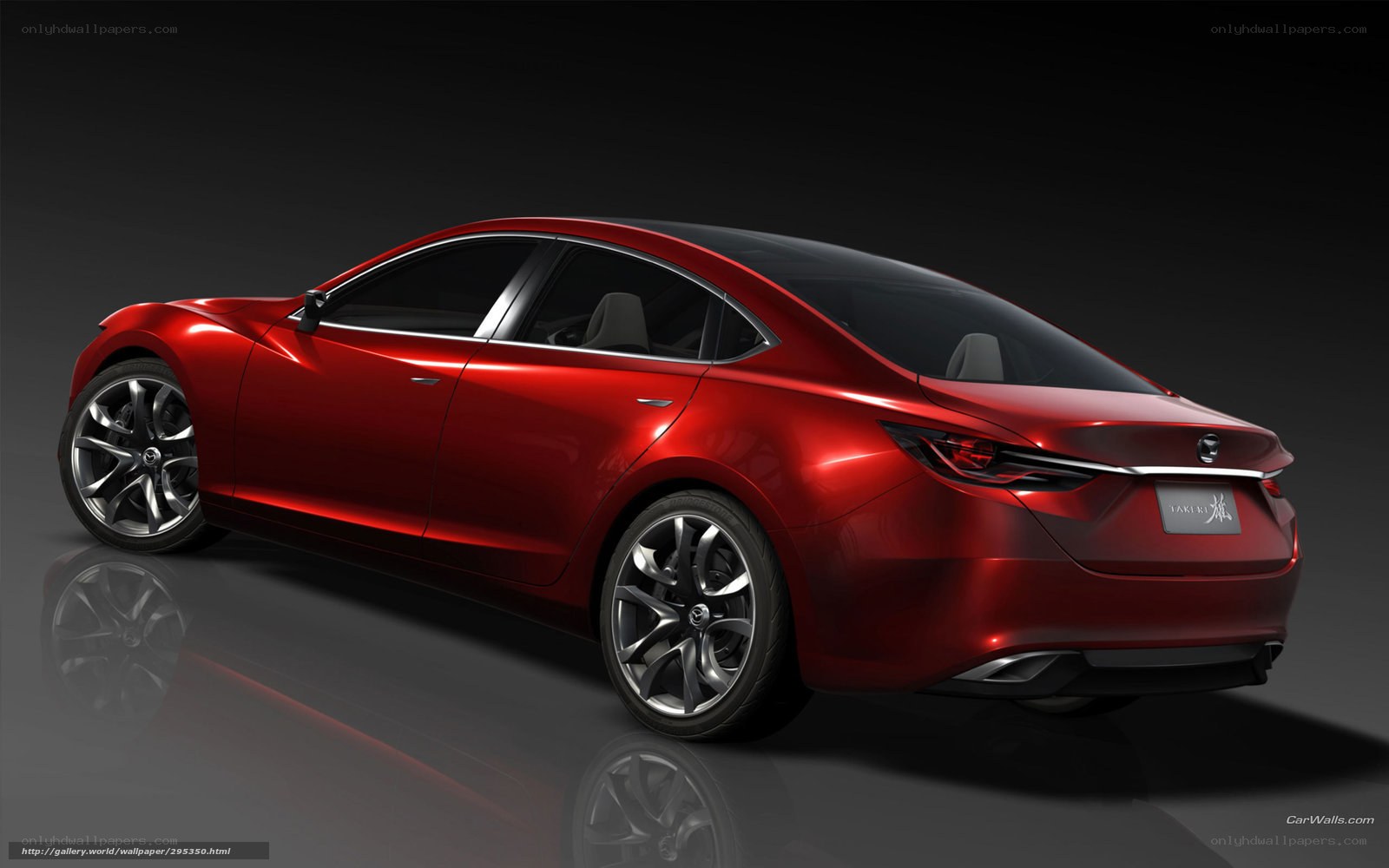 Red Mazda Concept Car