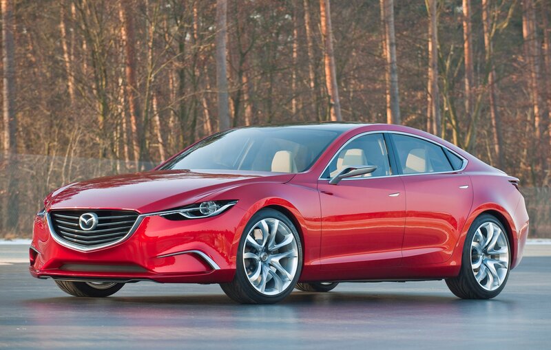 Red Mazda Concept Car — Calm