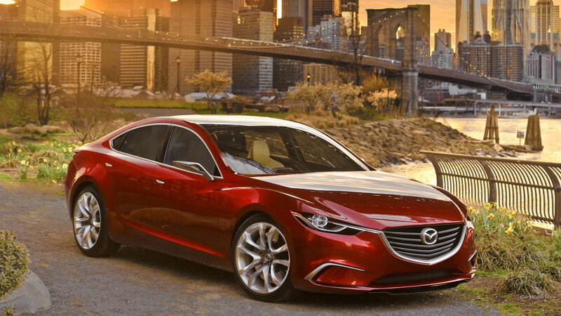 Red Mazda Concept Car — Serene