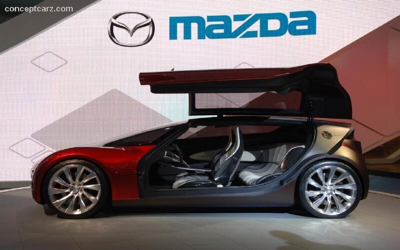 Red Mazda Concept Car — Showroom
