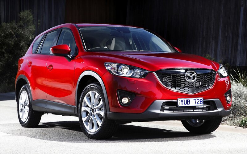 Red Mazda CX-5 SUV