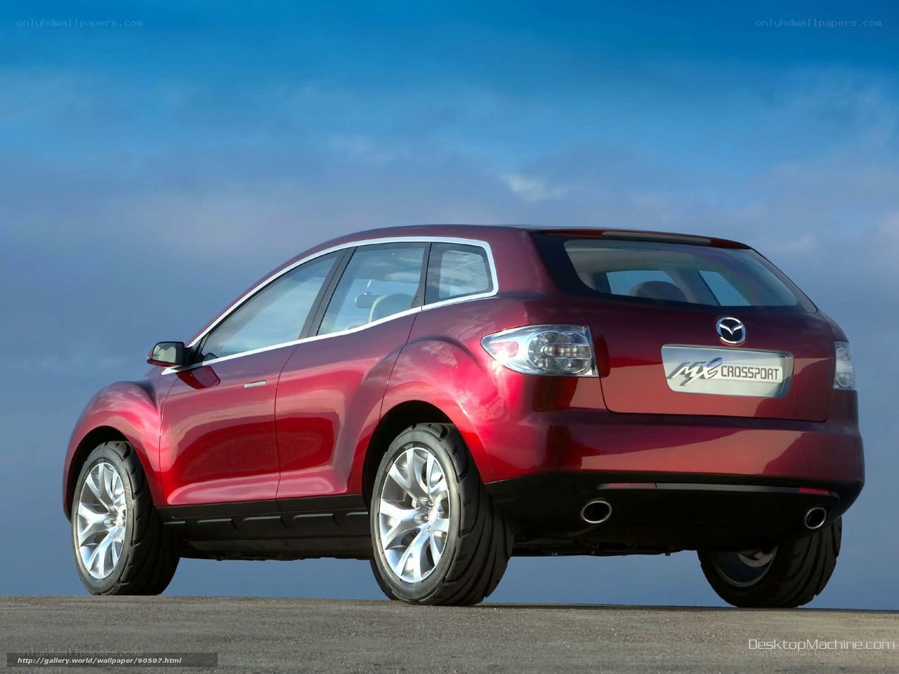 Red Mazda CX-7 Concept