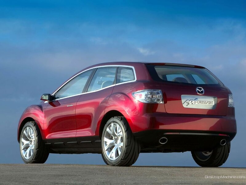 Red Mazda CX-7 crossover