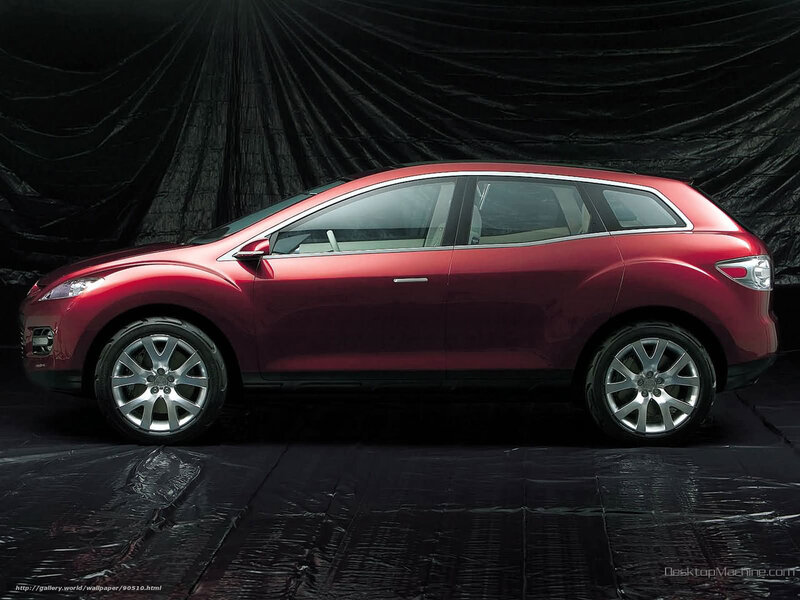 Red Mazda Cx-7 Suv — Dramatic