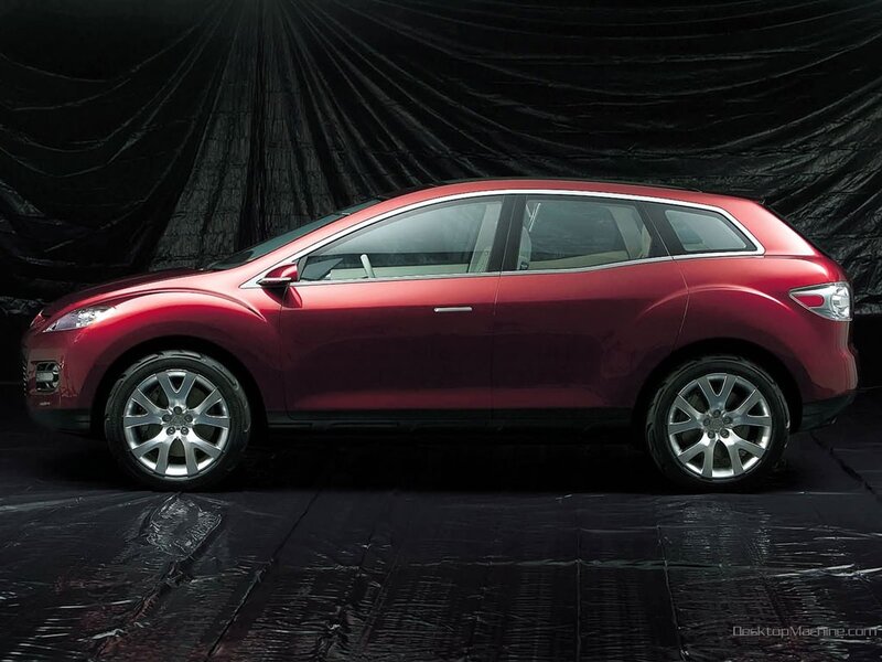 red mazda cx-7 suv