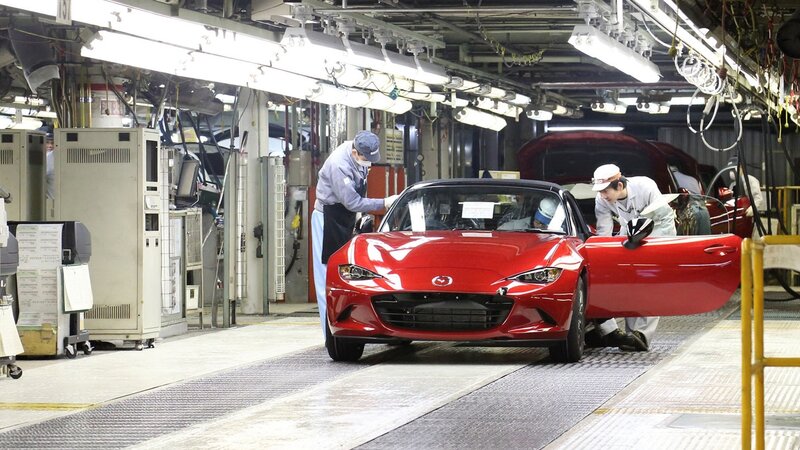 Red Mazda Miata Car