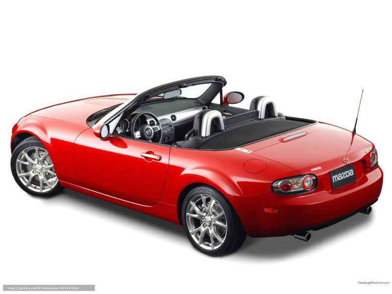 Red Mazda Miata Convertible — Clean