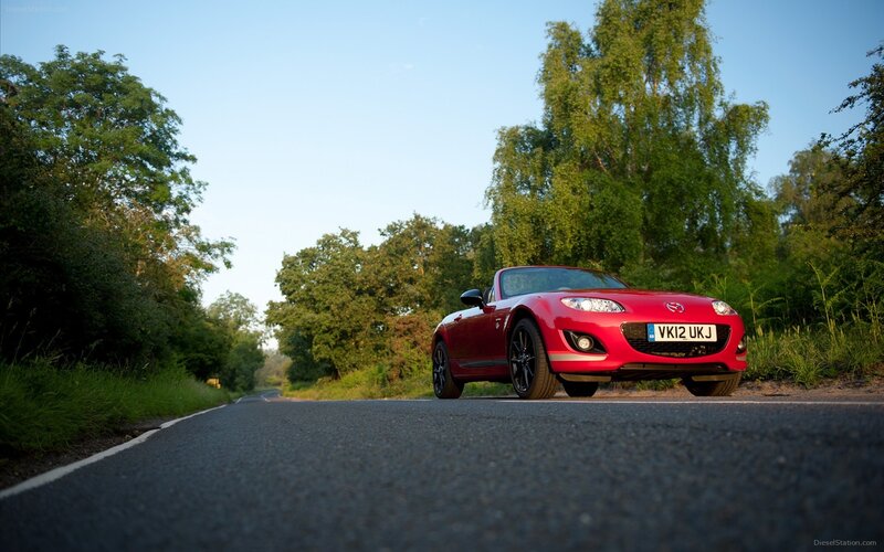 Red Mazda Miata — Serene, Afternoon