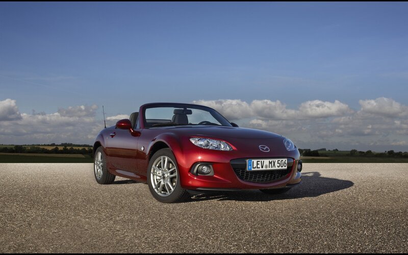 Red Mazda Mx-5 Convertible — Serene