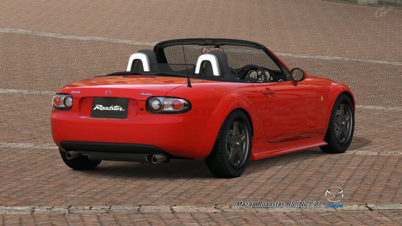 Red Mazda Roadster Car — Neutral