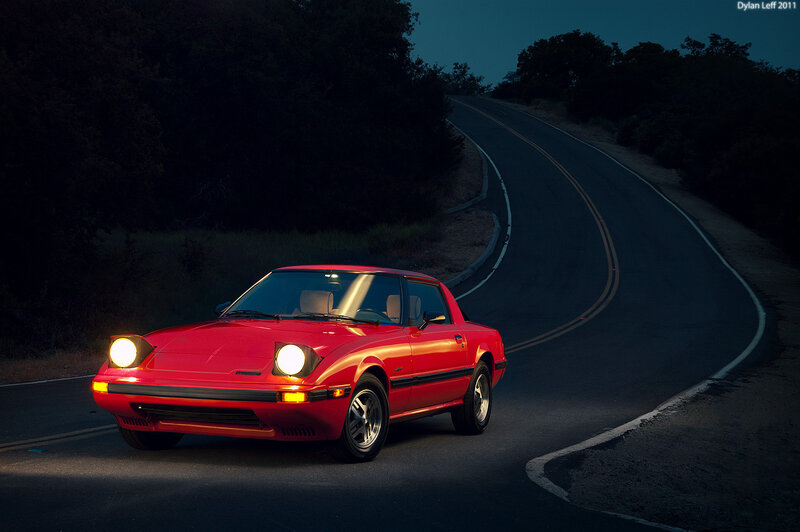 Red Mazda Rx-7 Coupe