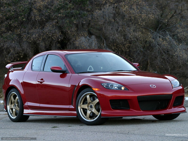 Red Mazda Rx-8 Car — Calm, Afternoon