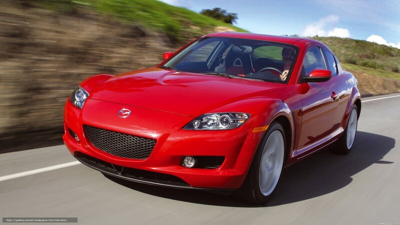 Red Mazda Rx-8 Car — Dynamic