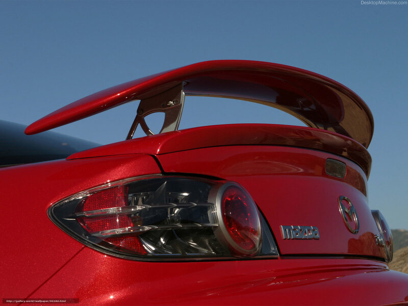 Red Mazda Rx-8 Rear