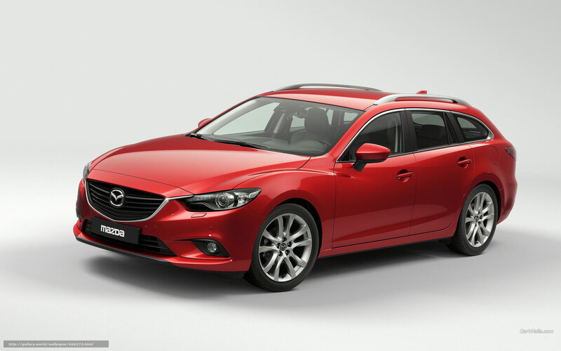 Red Mazda Station Wagon — Neutral