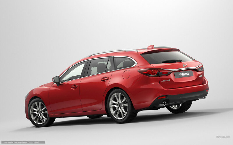 Red Mazda6 Station Wagon — Neutral, Photograph