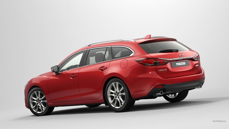 Red Mazda6 Station Wagon