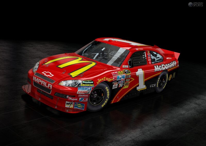 Red Mcdonalds Race Car