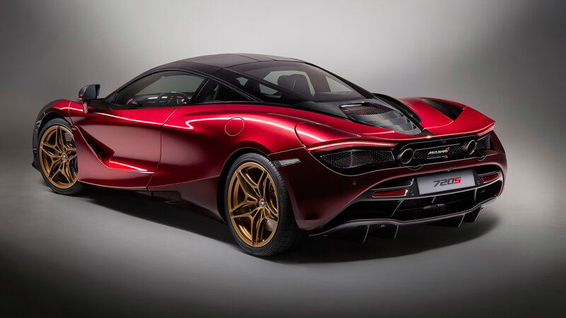 Red Mclaren 720s Sports Car