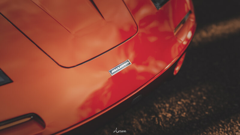 Red Mclaren Car