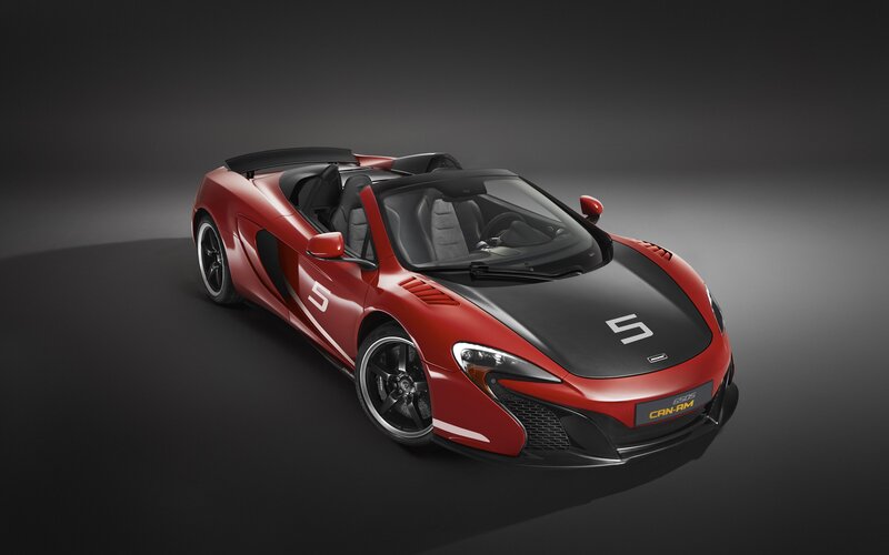 Red Mclaren Convertible — Dramatic