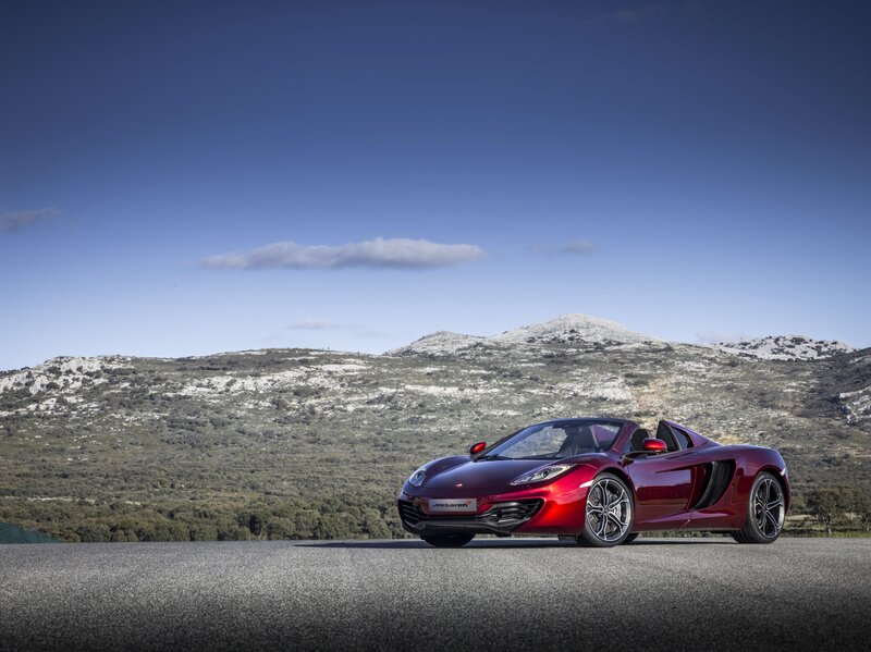 Red Mclaren Convertible — Serene