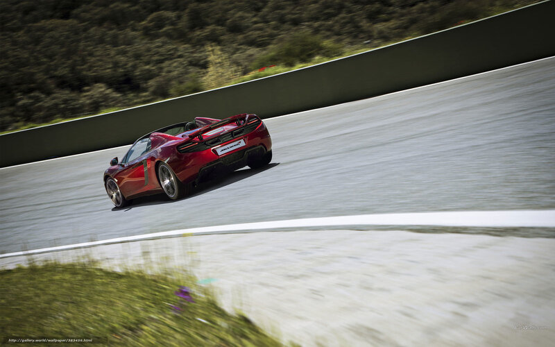Red Mclaren Convertible
