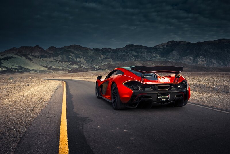 Red McLaren P1 Car